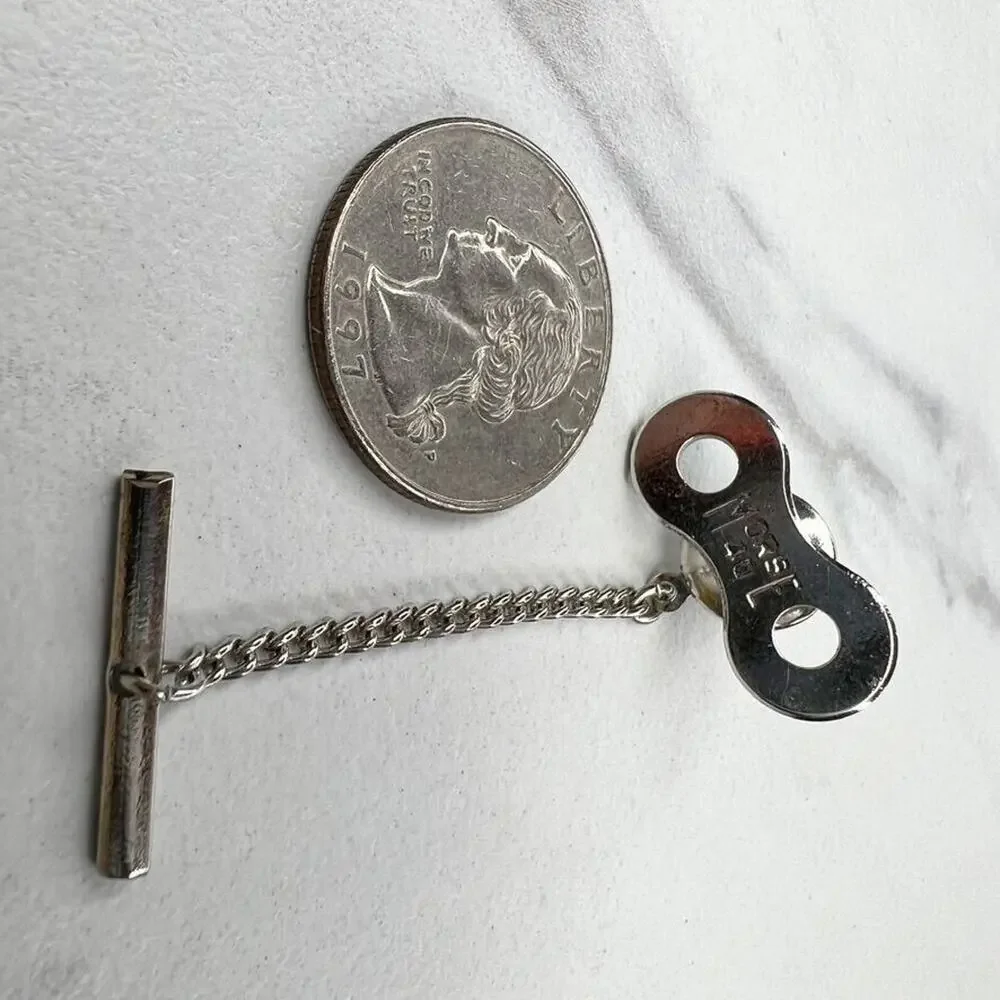 Vintage Morse 40 Chain Lapel Tie Tack Pin